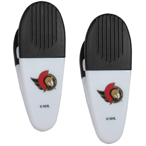 Ottawa Senators Mini Chip Clip Magnets - 2 Pack
