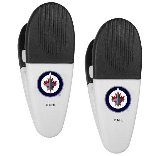 Winnipeg Jets Mini Chip Clip Magnets - 2 Pack