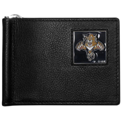 Florida Panthers Leather Bill Clip Wallet