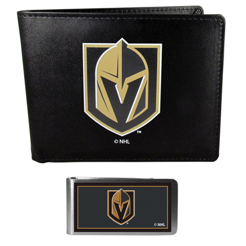 Vegas Golden Knights Bi-fold Wallet & Color Money Clip