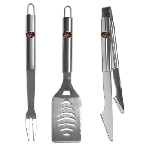 Arizona Coyotes 3 Piece Stainless Steel BBQ Set