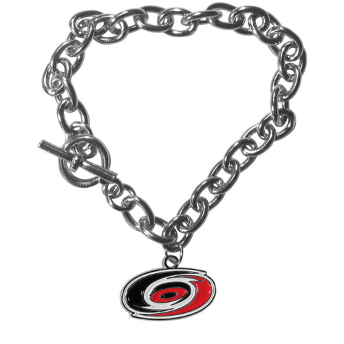 Carolina Hurricanes Charm Chain Bracelet