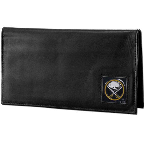 Buffalo Sabres Deluxe Leather Checkbook Cover