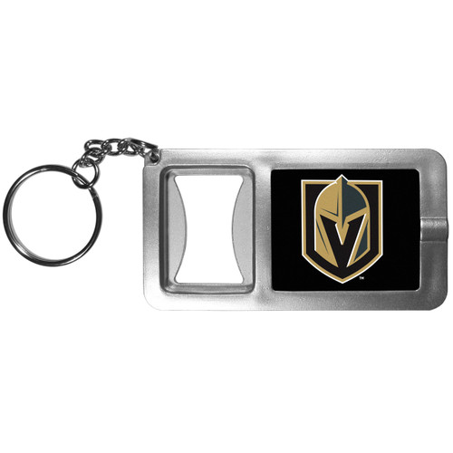 Vegas Golden Knights Flashlight Key Chain with Bottle Opener