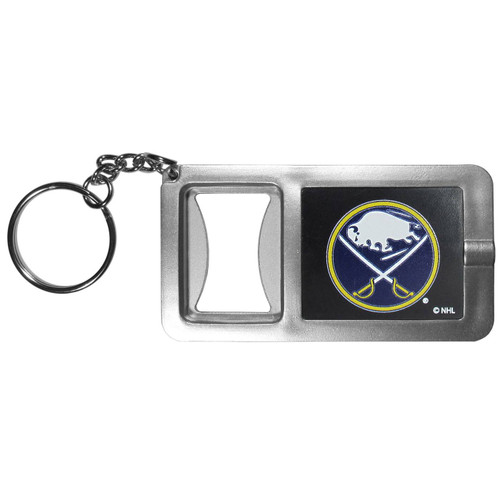 Buffalo Sabres Flashlight Key Chain with Bottle Opener
