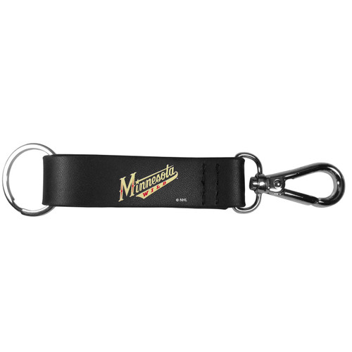 Minnesota Wild Black Strap Key Chain