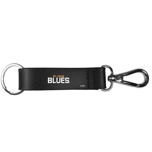 St. Louis Blues Black Strap Key Chain