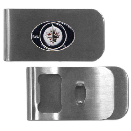 Winnipeg Jets Bottle Opener Money Clip
