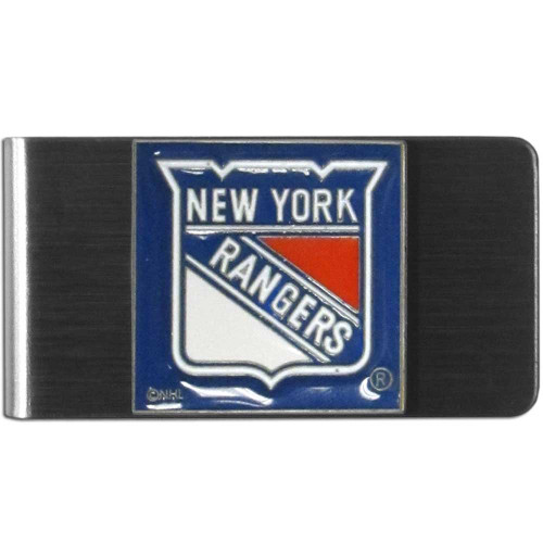 New York Rangers Steel Money Clip