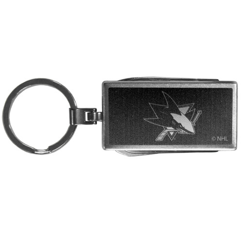 San Jose Sharks Black Multi-tool Key Chain