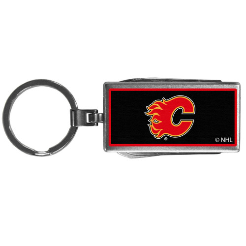 Calgary Flames Logo Multi-tool Key Chain