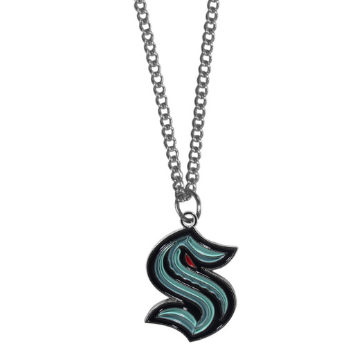 Seattle Kraken Chain Necklace with Small Charm