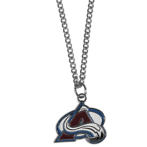 Colorado Avalanche Chain Necklace with Small Charm
