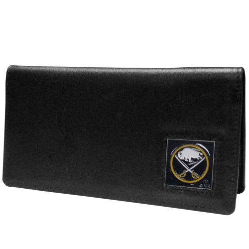 Buffalo Sabres Leather Checkbook Cover