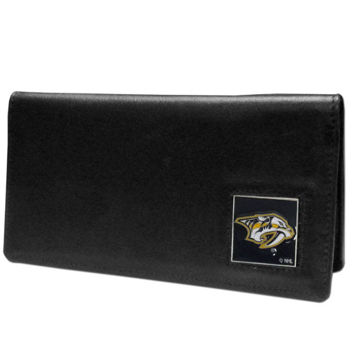 Nashville Predators Leather Checkbook Cover