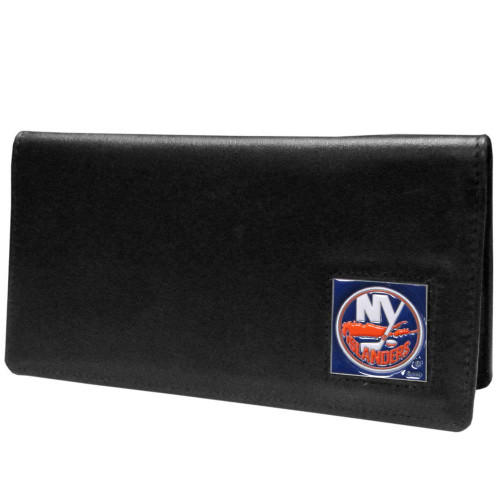 New York Islanders Leather Checkbook Cover
