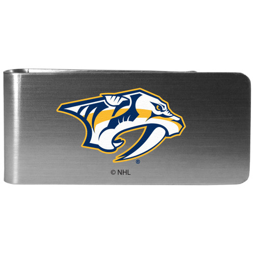 Nashville Predators Logo Steel Money Clip