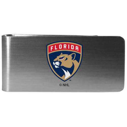Florida Panthers Logo Steel Money Clip