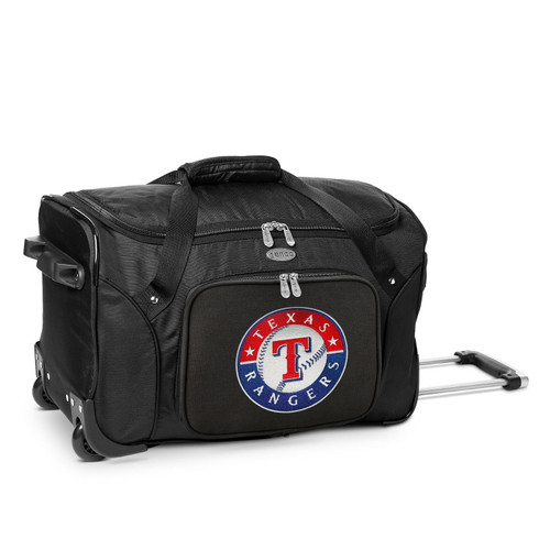 Texas Rangers 22" Rolling Duffle Bag