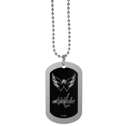 Washington Capitals Chrome Tag Necklace