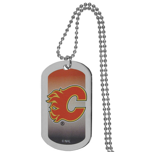 Calgary Flames Team Tag Necklace
