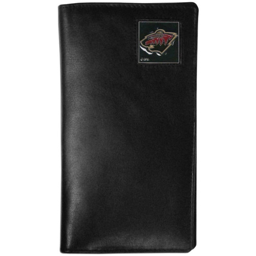 Minnesota Wild Leather Tall Wallet