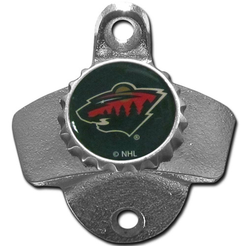 Minnesota Wild Wall Mounted Bottle Opener