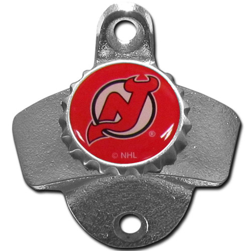 New Jersey Devils Wall Mounted Bottle Opener