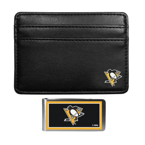 Pittsburgh Penguins Weekend Wallet & Color Money Clip