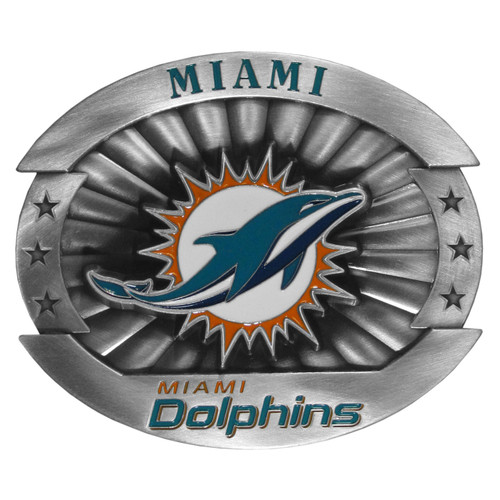 Miami Dolphins Oversized Belt Buckle