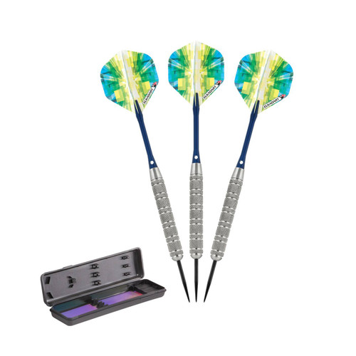 Elkadart 21G Prism Ringed Silver Steel Tip Darts