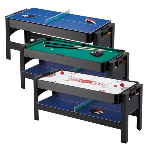 Fat Cat 3 in 1 6' Flip Multi-Game Table