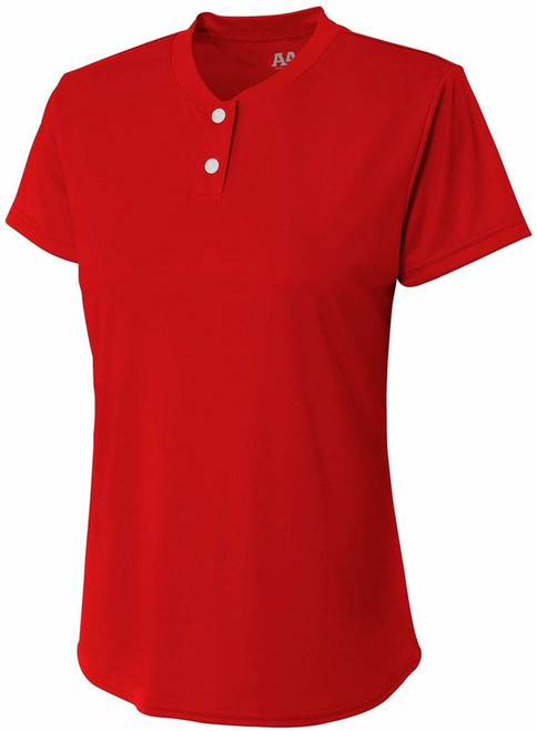 A4 Girls/Women's Tek 2 Button Henley