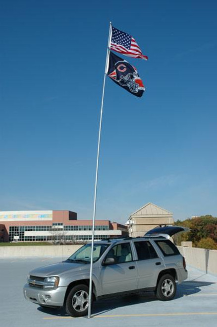 28' Large Diameter Portable Flagpole