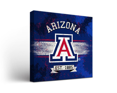 Arizona Wildcats Banner Canvas Wall Art