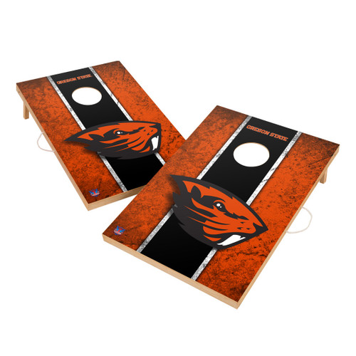 Oregon State Beavers 2' x 3' Vintage Wood Cornhole Game