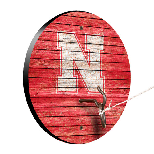 Nebraska Cornhuskers Weathered Design Hook & Ring Game