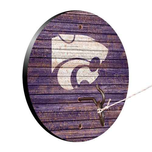 Kansas State Wildcats Weathered Design Hook & Ring Game