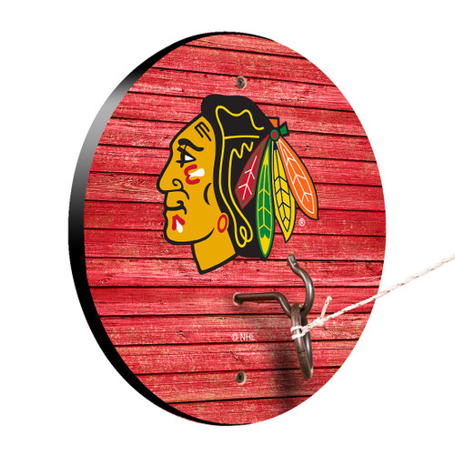 Chicago Blackhawks Weathered Design Hook & Ring Game