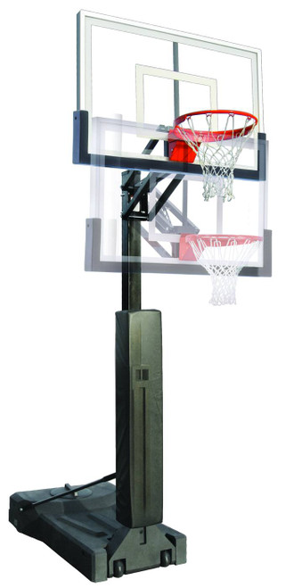 First Team OmniChamp Adjustable Portable Basketball Hoop