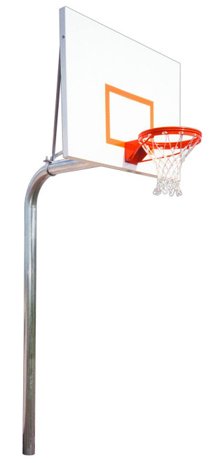 First Team RuffNeck 60" Offset Fixed Height Basketball Hoop