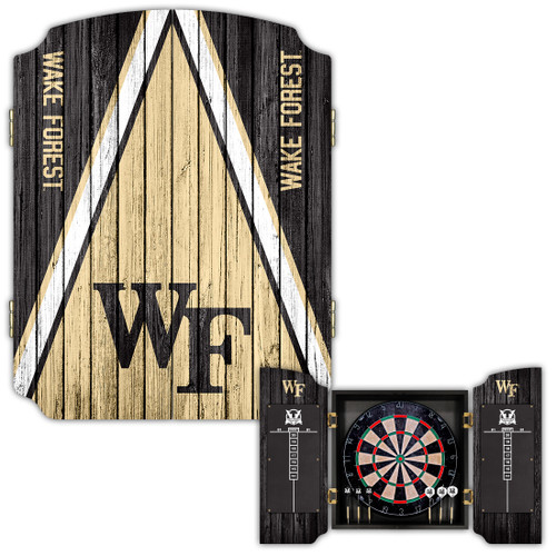 Wake Forest Demon Deacons Dartboard Cabinet