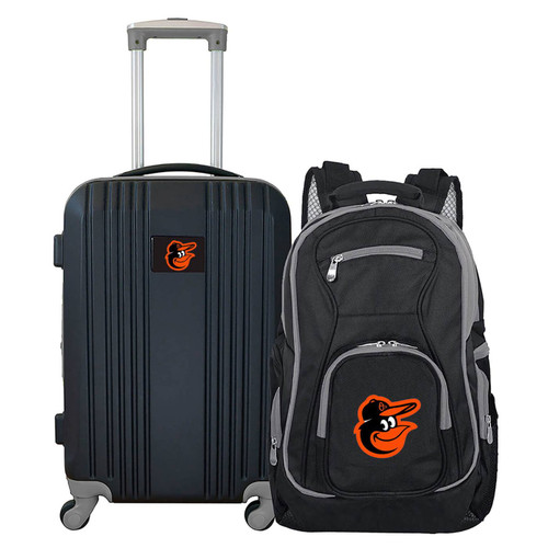 Baltimore Orioles Premium 2-Piece Backpack & Carry-On Set