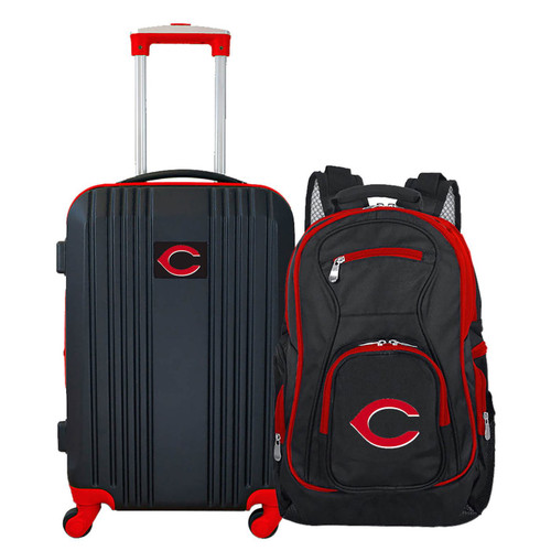 Cincinnati Reds Premium 2-Piece Backpack & Carry-On Set
