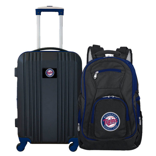 Minnesota Twins Premium 2-Piece Backpack & Carry-On Set