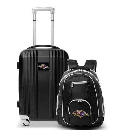 Baltimore Ravens Premium 2-Piece Backpack & Carry-On Set