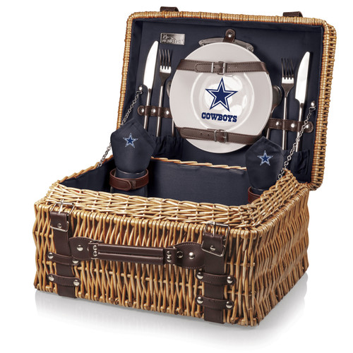 Dallas Cowboys Navy Champion Picnic Basket