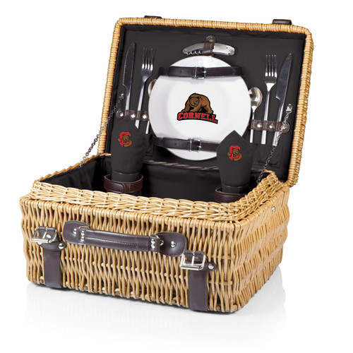 Cornell Big Red Black Champion Picnic Basket