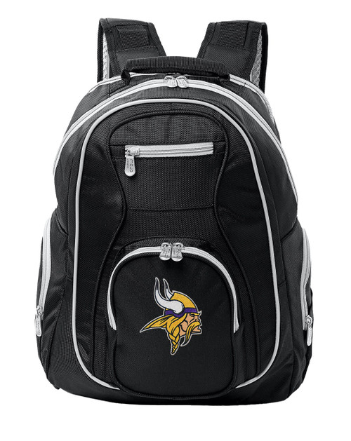 Minnesota Vikings Colored Trim Premium Laptop Backpack