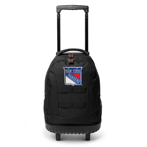 New York Rangers Wheeled Backpack Tool Bag